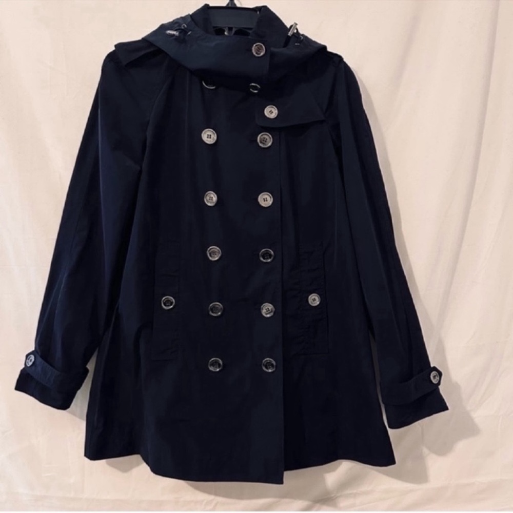 Burberry | Coat/Jacket | Burberry Brit Rain Jacket with Detachable Hood … - Picture 16 of 16